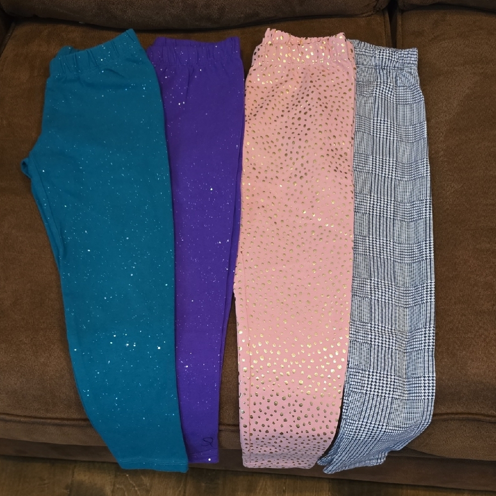 bcg Girls Set of Four Colorful Leggings
